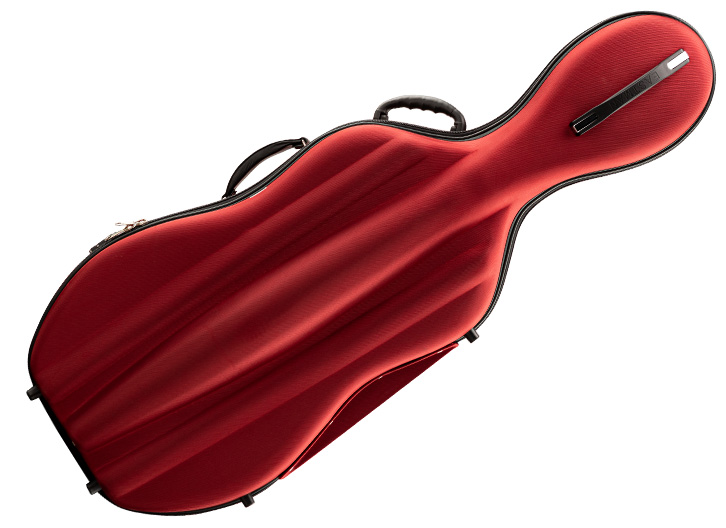 Eastman CACL12 Compressed Foam Cello Case - Red