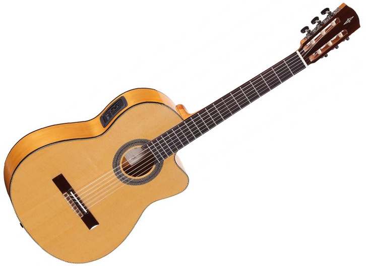 Alvarez CF6CE Cadiz Cutaway Acoustic/Electric Flamenco Guitar - Natural