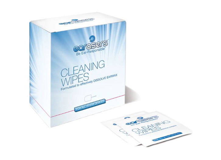 Earasers Cleaning Wipes - Box of 30