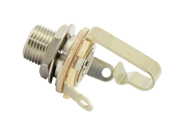 Switchcraft #11L 1/4" 2-Conductor Long Threaded Input Jack