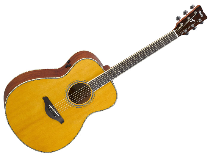 Yamaha FS TransAcoustic Concert Acoustic-Electric Guitar - Vintage Tint