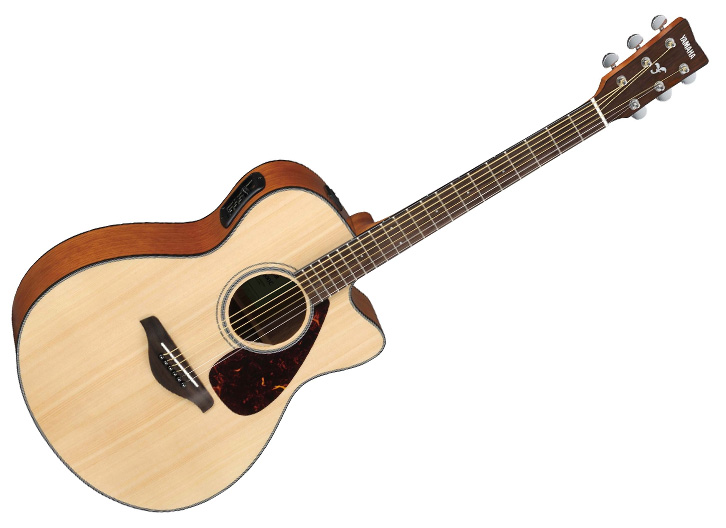 Yamaha FSX800C Concert Cutaway Acoustic-Electric Guitar - Natural