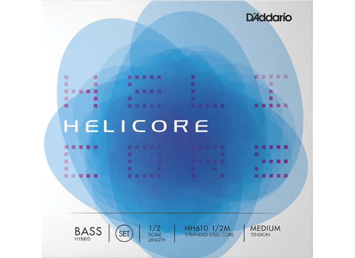 D'Addario HP610 Helicore 1/2 Bass String Set - Hybrid