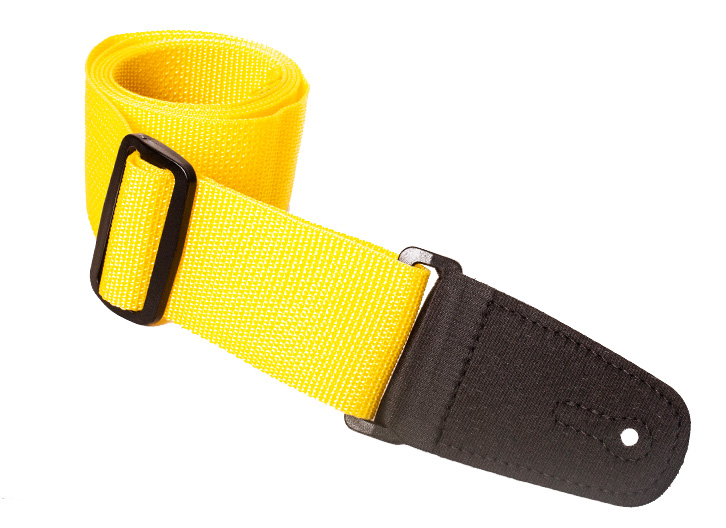 Henry Heller 2" Standard Poly Strap with Microfiber Ends - Yellow