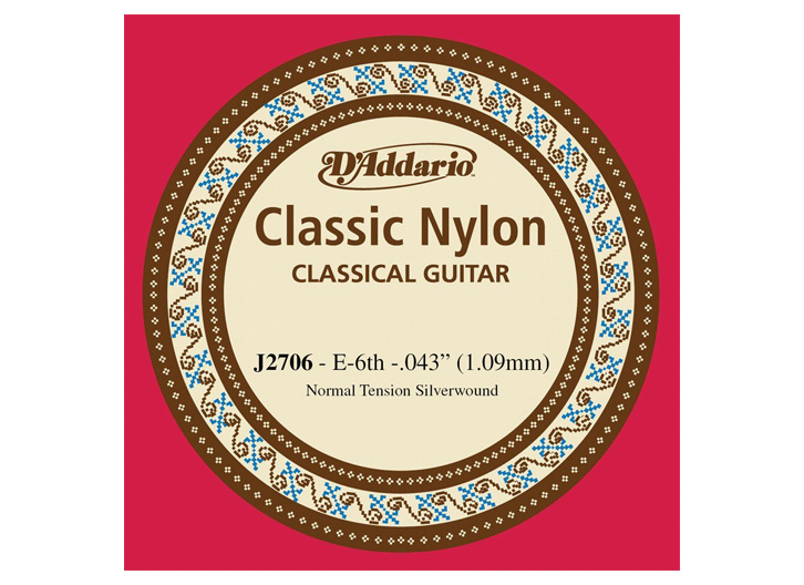 D'Addario J2706 Classical Guitar E6 String - Normal Tension