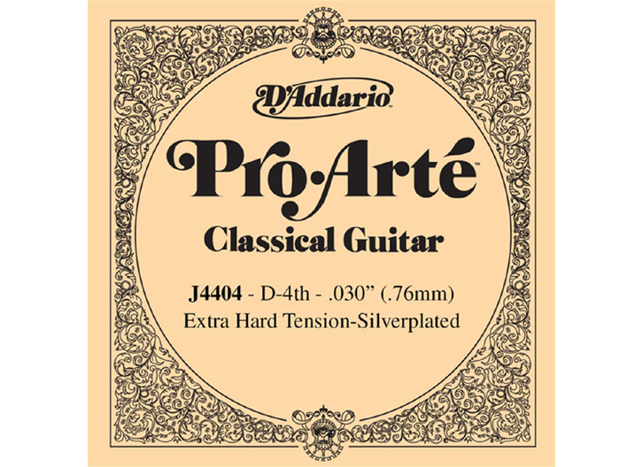 D'Addario J4404 Pro-Arte Classical Guitar D4 String - Extra-Hard Tension