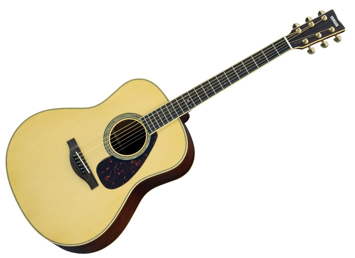 Yamaha LL6M Handcrafted Jumbo Acoustic-Electric Guitar - Natural