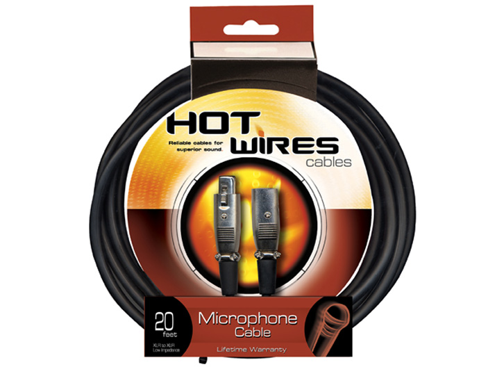 HotWires MC12 Microphone Cable XLRM-XLRF - 20'