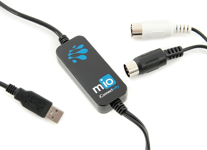 iConnectivity MIDI mio 1-In-1-Out USB to MIDI interface for Mac and PC