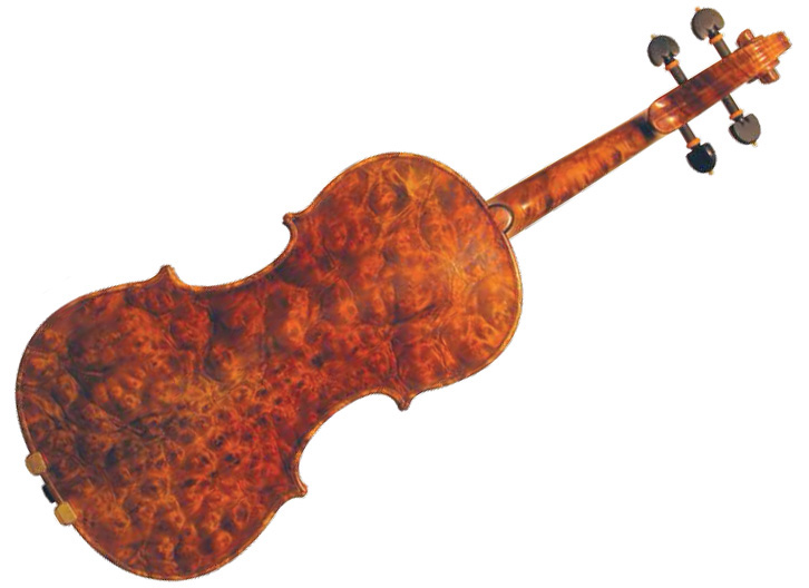 Maple Leaf Strings Burled Maple Violin - 4/4