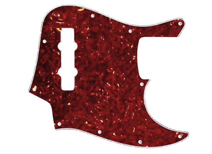 Allparts PG-0755-046 4-Ply Pickguard for Vintage Jazz Bass - Tortoise