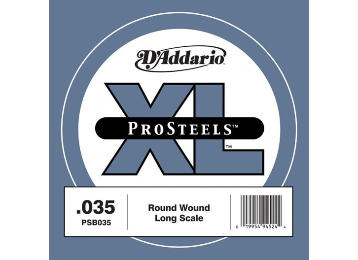 D'Addario PSB035 XL ProSteels Round Wound Singles