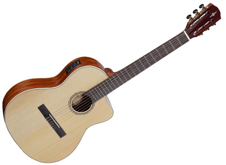 Alvarez RC26HCE Regent Hybrid Cutaway Acoustic-Electric Classical Guitar - Natural w/ Deluxe Gig Bag