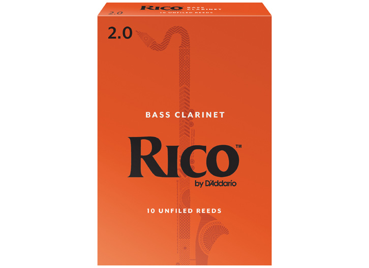 Rico Orange Box Bass Clarinet Reeds - #2