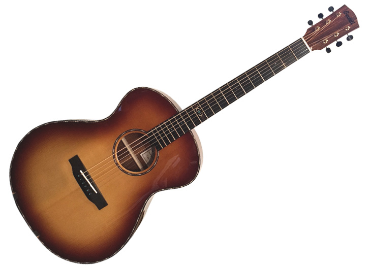 Bedell Revolution Orchestra Model Acoustic Guitar w/Case - Revolution Burst Gloss