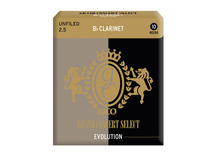 Rico Grand Concert Select Evolution Bb Clarinet Reeds - #2.5