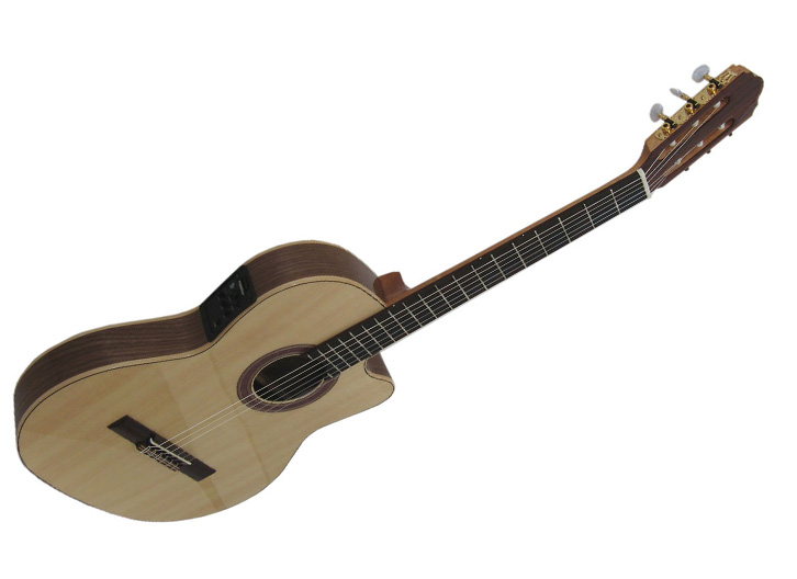 Kremona Performer Series Rondo Thinline Cutaway Acoustic-Electric Classical Guitar w/Gigbag