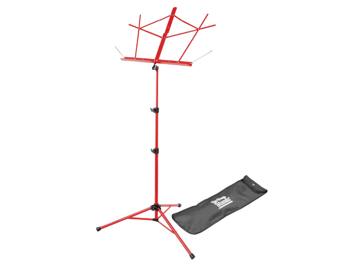 OnStage SM7222 Tubular Base Music Stand - Red