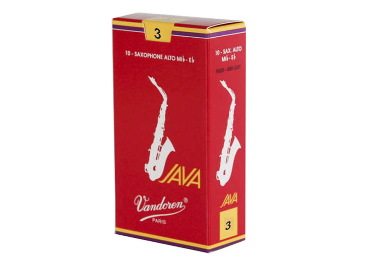 Vandoren Java Red Box Alto Saxophone Reeds - #3