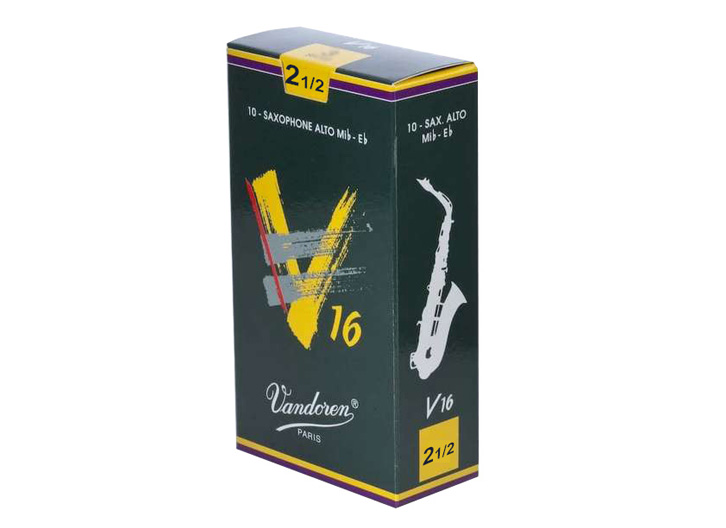 Vandoren V16 Alto Saxophone Reeds - #2.5