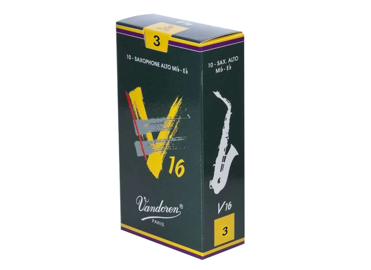 Vandoren V16 Alto Saxophone Reeds - #3