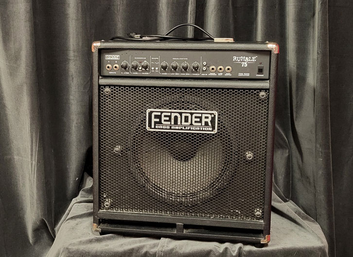 Used Fender Rumble 75 Bass Amp