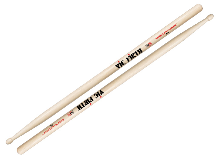 Vic Firth 5A Wood Tip Drum Stick Pair
