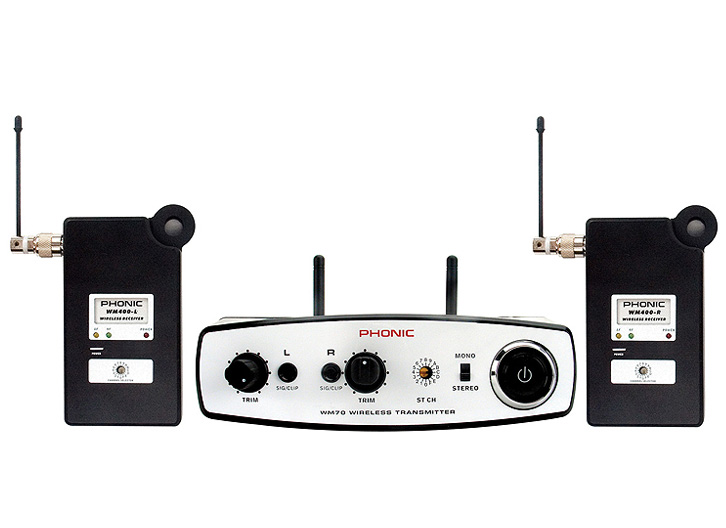 Phonic WM-SYS4 Universal Stereo Wireless System for Active Speakers