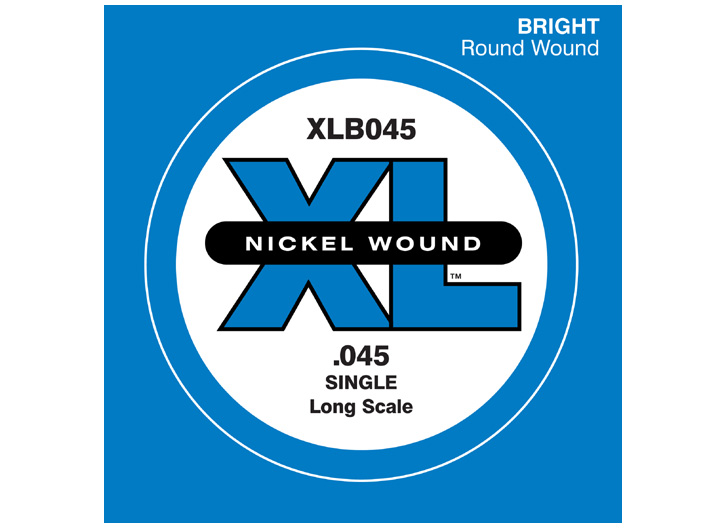 D'Addario XLB045 Nickel Wound .045" Single Bass String