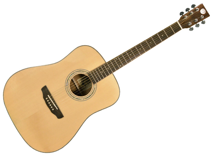Revival RG27 All-Solid Dreadnought Acoustic Guitar - Natural
