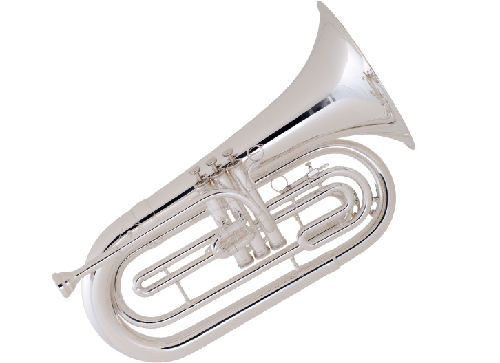 King 1127SP Ultimate Series Bb Marching Baritone - Silver Plated